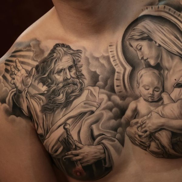 tatuagem virgem maria 264