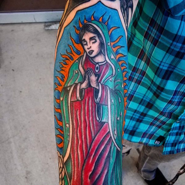 tatuagem virgem maria 344