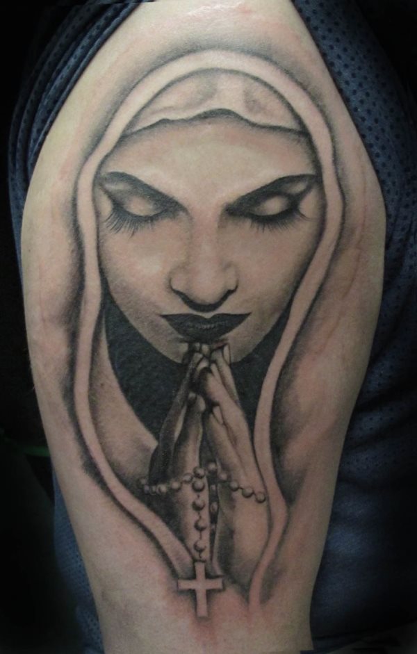 tatuagem virgem maria 388