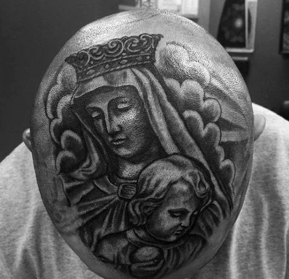 tatuagem virgem maria 58