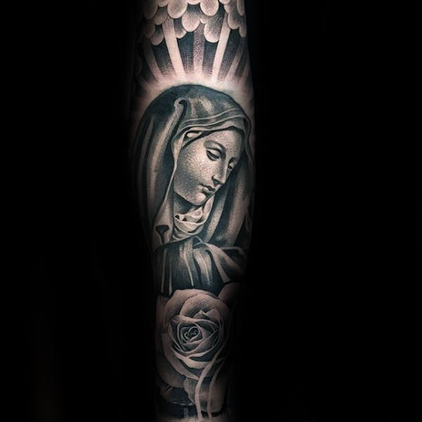 tatuagem virgem maria 62