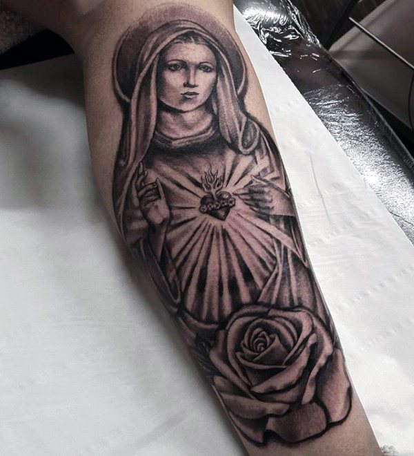 tatuagem virgem maria 92