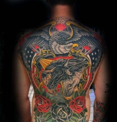 tatuagem aguia nas costas 23