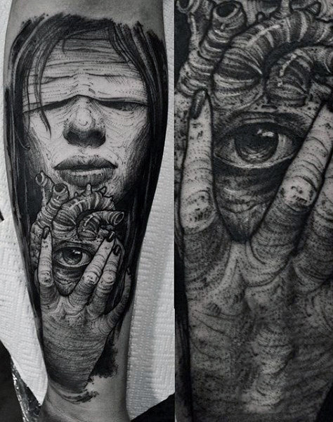 tatuagem coracao anatomico realista 101
