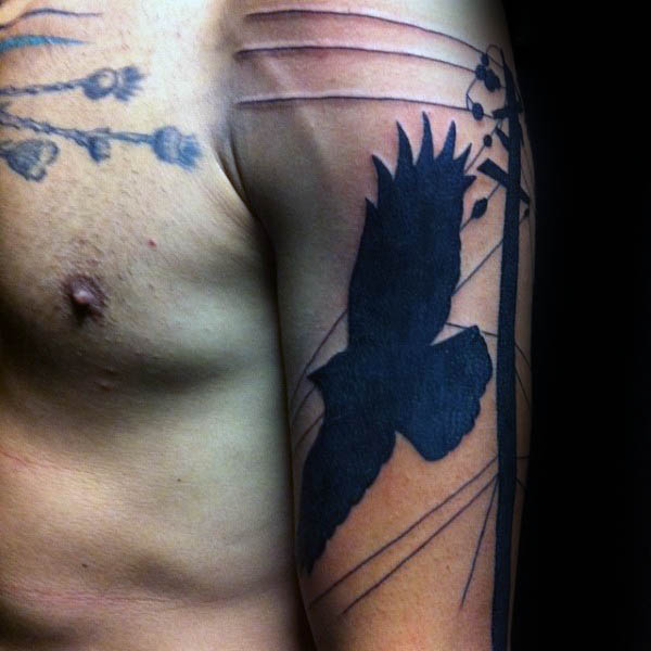 tatuagem de silhueta 43