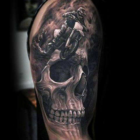 tatuagem motocross 123