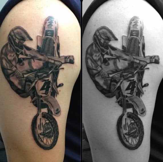tatuagem motocross 75