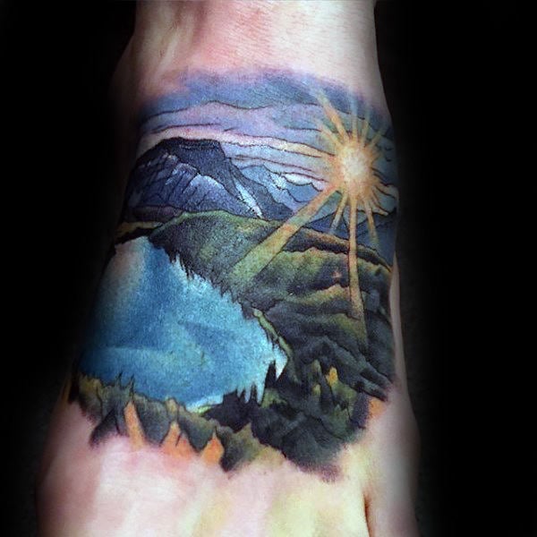 tatuagem paisagem 45