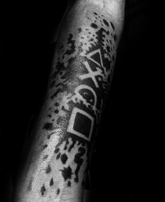 tatuagem playstation 88