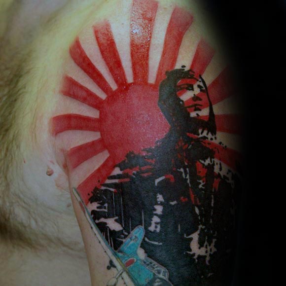 tatuagem sol nascente japones 21