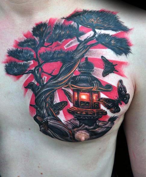 tatuagem sol nascente japones 77