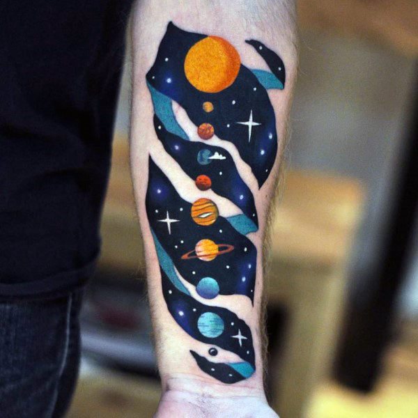 tatuagem astronomia 85