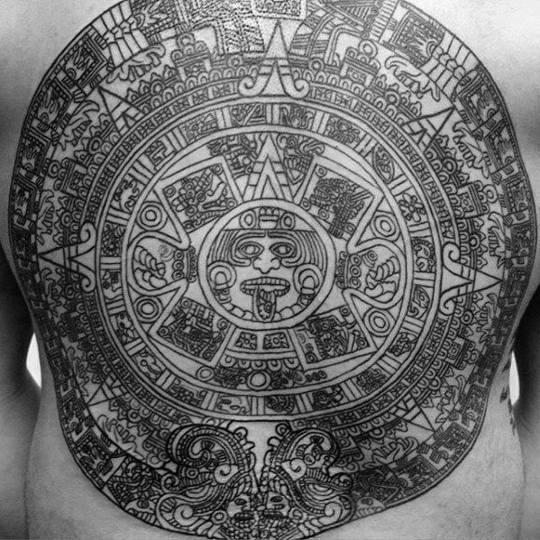 tatuagem calendario maia 06