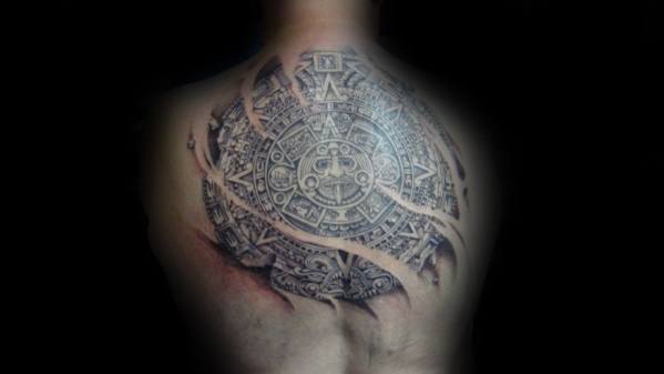 tatuagem calendario maia 54
