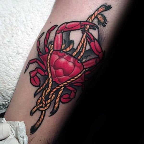 tatuagem caranguejo 138