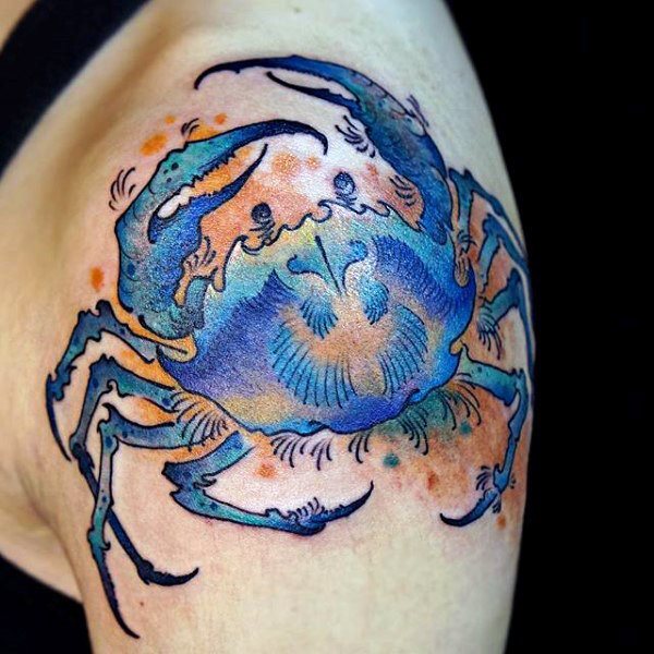 tatuagem caranguejo 154