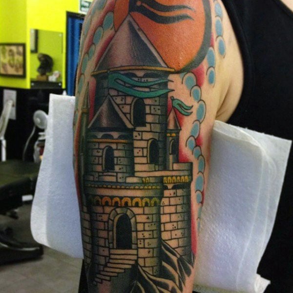 tatuagem castelo 50