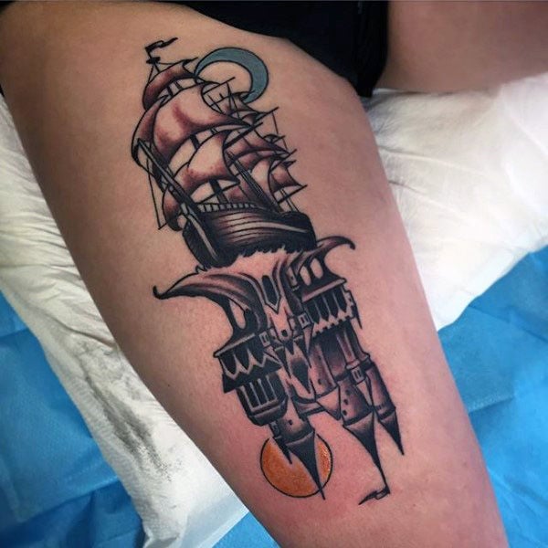tatuagem castelo 90