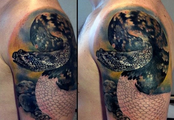 tatuagem cobra cascavel 14