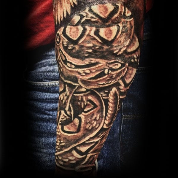 tatuagem cobra cascavel 24