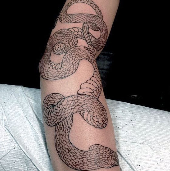 tatuagem cobra cascavel 32