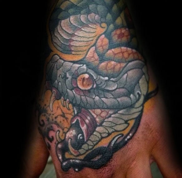tatuagem cobra cascavel 40