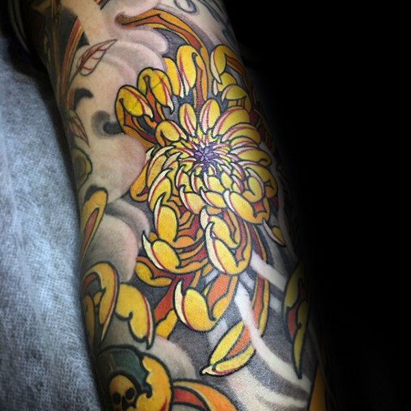 tatuagem crisantemo 124