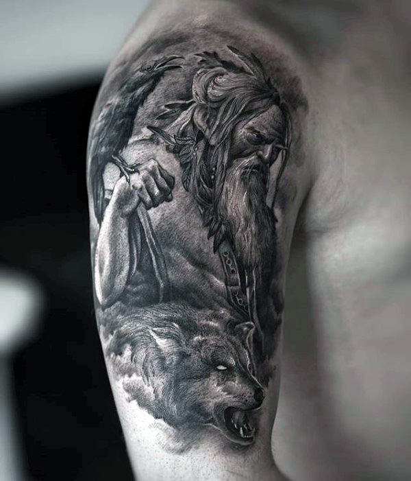 tatuagem deus odin 20