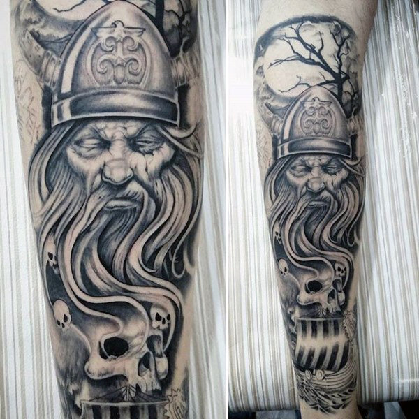 tatuagem deus odin 36