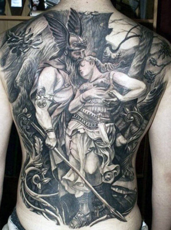 tatuagem deus odin 50