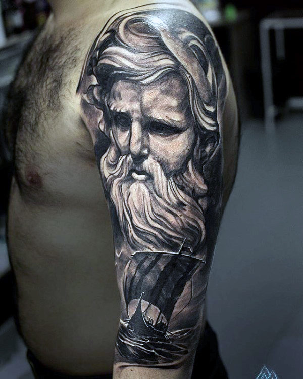 tatuagem deus odin 60