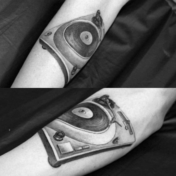 tatuagem discos de vinil 66