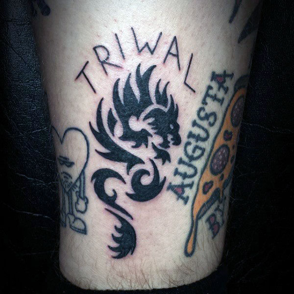 tatuagem dragao tribal 02