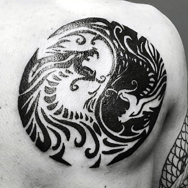 tatuagem dragao tribal 106