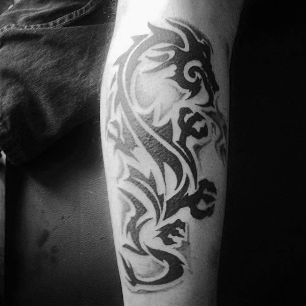 tatuagem dragao tribal 118