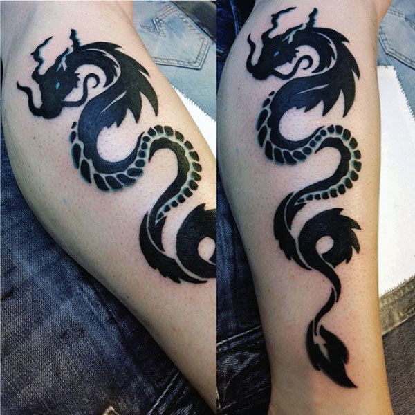 tatuagem dragao tribal 18