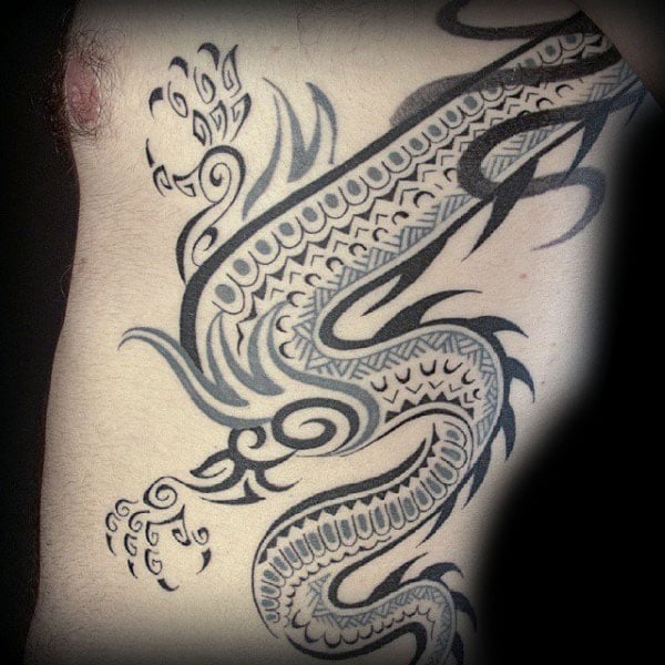 tatuagem dragao tribal 30