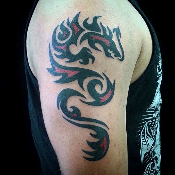 tatuagem dragao tribal 56