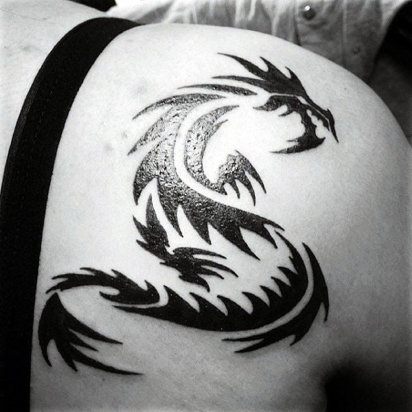 tatuagem dragao tribal 82