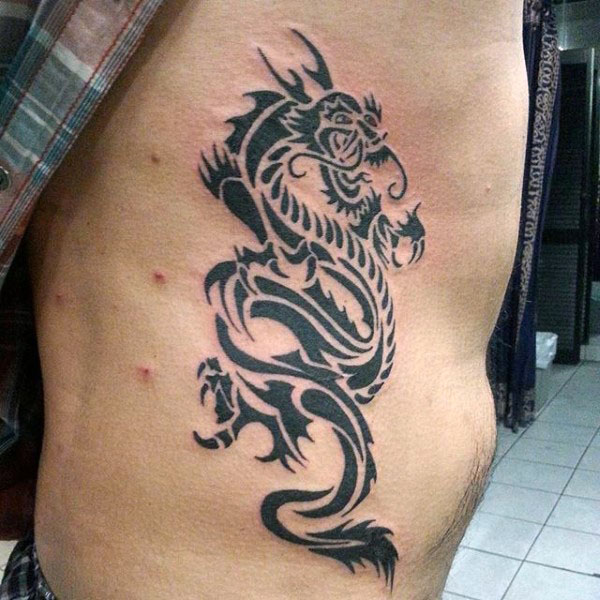 tatuagem dragao tribal 88