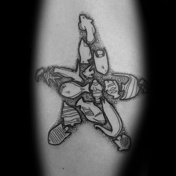 tatuagem estrela do mar 38
