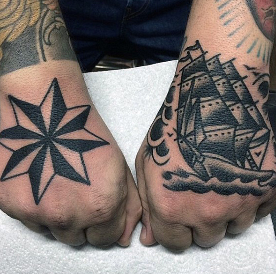 tatuagem estrela nautica 04
