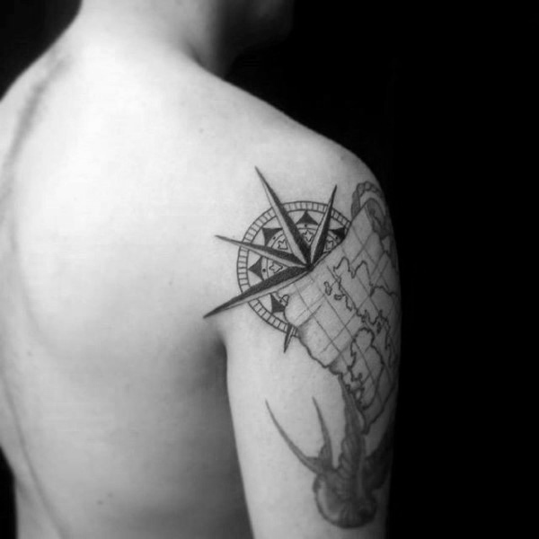 tatuagem estrela nautica 10