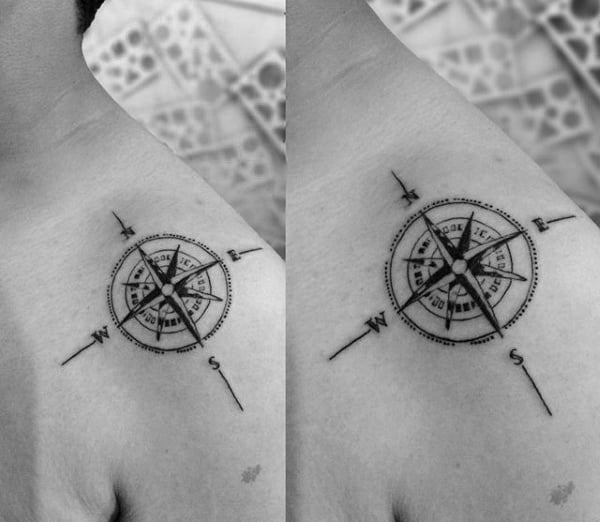 tatuagem estrela nautica 110