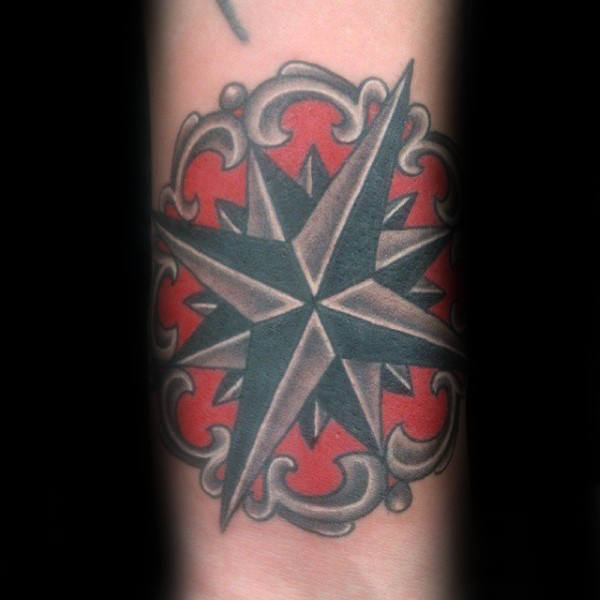 tatuagem estrela nautica 114