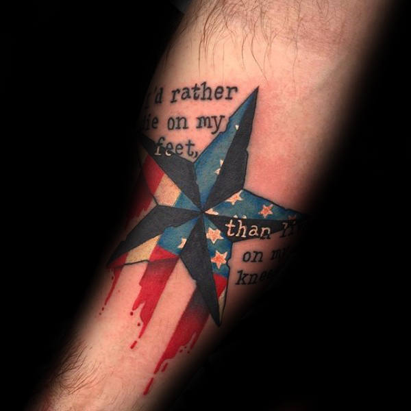 tatuagem estrela nautica 46