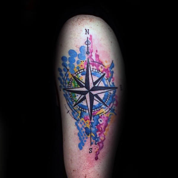 tatuagem estrela nautica 54