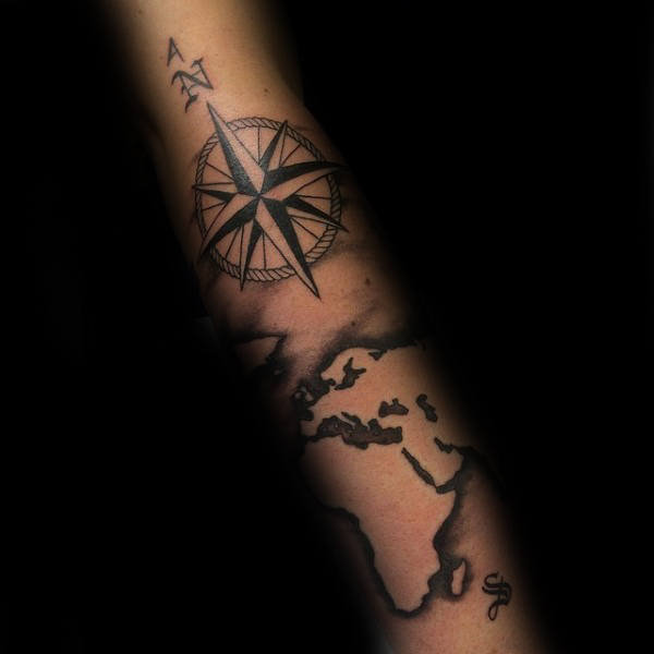 tatuagem estrela nautica 56