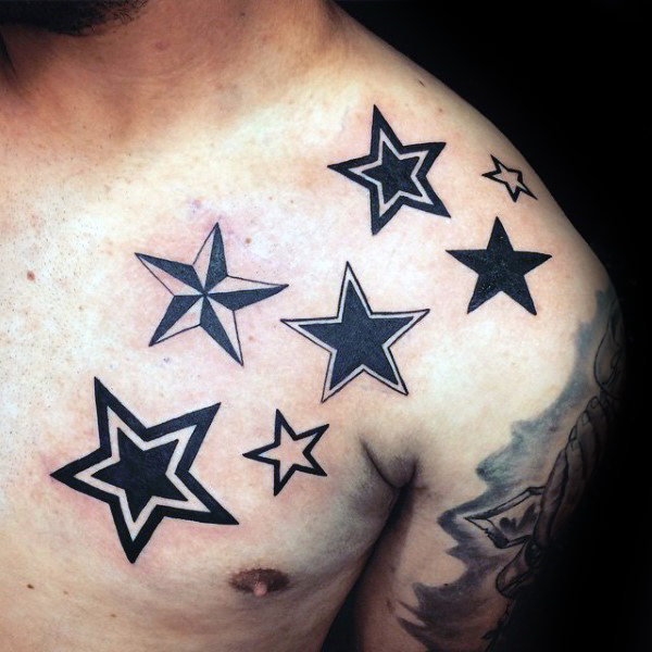 tatuagem estrela nautica 70