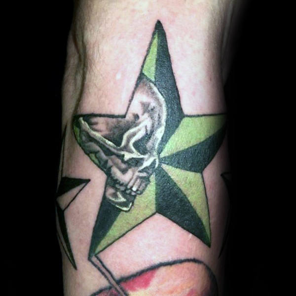tatuagem estrela nautica 90